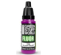 Green Stuff World Peinture acrylique fluorescente violet 1706 pour modèles et miniatures