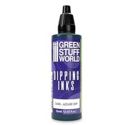 Green Stuff World Peinture de trempage 60 ml à contraste élevé (Azure)