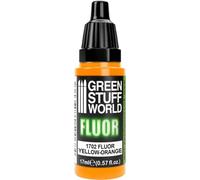 Green Stuff World - Peinture pour Miniatures - Fluor - 1702 Fluorescent Orange-Jaune