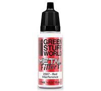 Green Stuff World Peintures métalliques pour modèles métalliques - 17 ml - Rouge
