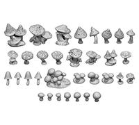 Green Stuff World Pour modèles et miniatures - Champignons sauvages 11608