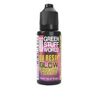 Green Stuff World Résine de durcissement UV pour modèles et miniatures - Brillance dans le noir (jaune)