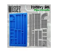 Green Stuff World Silicone Molds Pipe Circuits