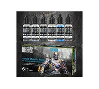 Green Stuff World Silver Metallics 6 x 17 ML