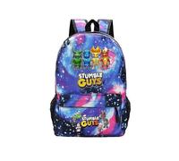 (Green)Stumble Guys School Bag 2023 Trendy Backpacks Student Bag Kawaii Light Simple Backpack Cute Multifunction Ripstop School Bag