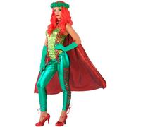 Green Superhero Déguisement Pour Femme (Taille M-L) Multicolore