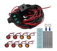 (Green switch) Universal ATV UTV Street-Legal Kit with Turn Signal Rocker Switch for Light Kit