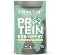 Green Tahr Petit Déjeuner Protéiné Vegan en Poudre Saveur Vanille, 38% de Protéines de Levure Nutritionnelle et Flocons d'Avoine, Riche en Fibres, Vitamine B12, 1 kg