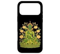 Green Tara Bouddhisme Tibétain Lotus Méditation Yoga Coque pour iPhone 17 Pro Max