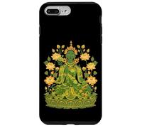 Green Tara Bouddhisme Tibétain Lotus Méditation Yoga Coque pour iPhone 7 Plus/8 Plus