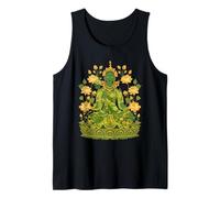 Green Tara Bouddhisme Tibétain Lotus Méditation Yoga Débardeur
