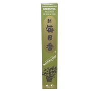 Green Tea Morning Star Nippon Kodo Kit d'encens Japonais de qualité avec 50 bâtons et un support