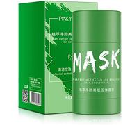 Green Tea Purifying Clay Stick Mask, Oil Control Anti-acne Eggplant Solid Fine, Moisturizing and Hydrating, Enhances skin moisture and elastic, Cleans and moisturizes at the same time.