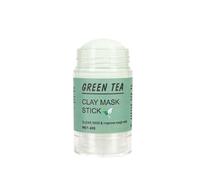 Green Tea Toner Mask Stick - Masque facial nettoyant et Feuchtigkeitsspendende avec extrait de thé vert, vitamine E et glycérine pour tous les types de peau (1pcs)