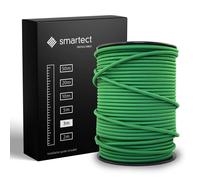 Green Textile Electrical Cable,3 Metres,3 Conductors (3x0.75mm²) Fabric Cable Lamp for DIY Projects