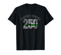 Green Thin Line, 250e Anniversaire de l'armée américaine T-Shirt
