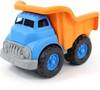 GREEN TOYS Camion à benne basculante Dumper orange/bleu pour jeux d'eau et de sable