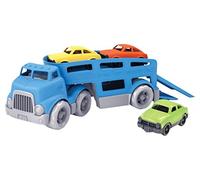 Green Toys Camion porte-voitures La Transporteur Bleu