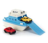 Green Toys Ferry Boat with Mini Cars Bathtub Toy, Blue/White