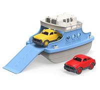 Green Toys Ferry Boat with Mini Cars Bathtub Toy, Blue/White