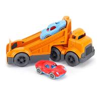 Green Toys Racing Truck Lot de 3 Jouets pour Enfants de 3 Ans avec Rampe de Voiture GTRTTK1734