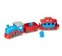 Green Toys train, bleu / Train, blue