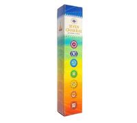 Green Tree Lot de 7 boîtes de 5 bâtons d'encens 7 chakras