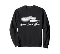 Green Tree Python Morelia viridis Chondro Snake Sweatshirt