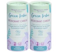 Green Tribu Déodorant caresse Argile blanche de Bretagne 2x50 g