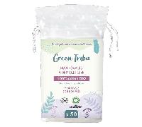 Green TribuMaxi Ovales Démaquillants 100% coton BIO x50