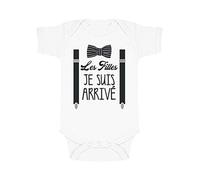 Green Turtle T-Shirts Body Bebe Humour Cadeau Bebe Naissance Futur Papa Maman Annonce Grossesse 6-9 Mois Blanc