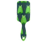 Green Umbrellas Brosse à cheveux antistatique en forme de grenouille