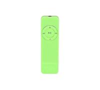 (green)USB In-line Sports MP3 Player Lossless Sound Keystroke Control Design Concise Portable