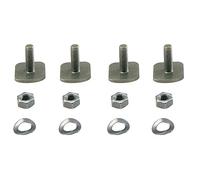 Green Valley 1162850 Adapter Lot de 4 boulons pour Barres ovales