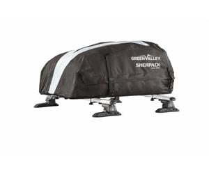 Green Valley 158005 Coffre de Toit Souple 270 L - Étanche, Pliable & Compact - Fixation Barres Universelles