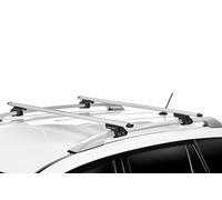 Green Valley - 2 Barres de Toit Aluminium Trax 120 cm - Véhicules avec Barres longitudinales Standard Railing Ouvert - Capacité 90 kg