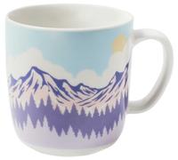 Green Valley Mug 'Mountain Hug': Cozy Mugs 1 | Kaffeebecher (350 ml) aus Porzellan mit Green-Valley-Bergsilhouette für gemütliche Lesestunden - by Lilly Lucas
