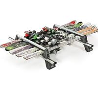 GREEN VALLEY Porte-skis barre 4 paires en aluminium avec clé