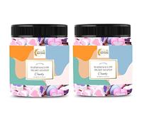Green Velly Organic Nature Combo of Marshmallows 100% Vegan - Assorted Fruit Flavours 50 Pices Each | Total Pices 100 | Jar Pack|