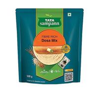 Green Velly Sampann Fibre Rich Dosa Mix | Ready to Cook Breakfast Mix | Ready in 15 Minutes | Golden, Crispy & Tasty Dosas | Instant Dosa Batter| 500 g