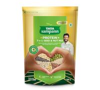 Green Velly Sampann Protein 7-in-1 Seed & Nut Mix | Wholesome & Crunchy Snack |Rich in Magnesium & Phosphorus | 200g | Roasted Pumpkin, Watermelon, Sunflower, Flax, Chia, Sesame Seeds & Soya Nuts