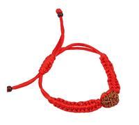 Green Velly Unisex Adult's 6 Mukhi Rudraksha Bracelet (Brown)