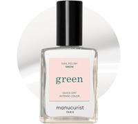 Green Vernis À Ongles Blanc Snow-Vernis À Ongles Classique 9-Free,Vegan Et Bio Sourcé-Effet Manucure Professionnelle-Vernis Vernis Ongles-Nail Polish-15ml