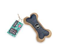 Green & Wilds Boney Den 'M' Jouet à mâcher en denim et jute pour chien