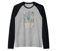 Green Witch Garden Witch Cottagecore Vintage Femme Manche Raglan