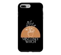 Green Witch Mint Only Witch Herb Gardening Wicca Coque pour iPhone 7 Plus/8 Plus