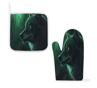 Green Wolf Lot de 2 maniques et maniques