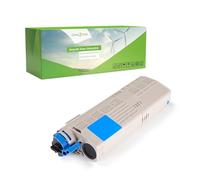 Green2Print Toner Cyan 6000 Pages remplace OKI 46490607 Toner pour OKI MC563DN, MC573DN, C532DN, C542DN