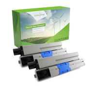 Green2Print Toner Set, 2 Cartouches 2X 1500 Pages remplace OKI 46508716 Toner pour OKI MC363DN, MC363, C332DNW, C332DN, C332