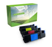 Green2Print Toner Set, 4 Cartouches 10500 Pages Toner pour Dell 2150CIDN, 2150CDN, 2155CDN, 2155CN